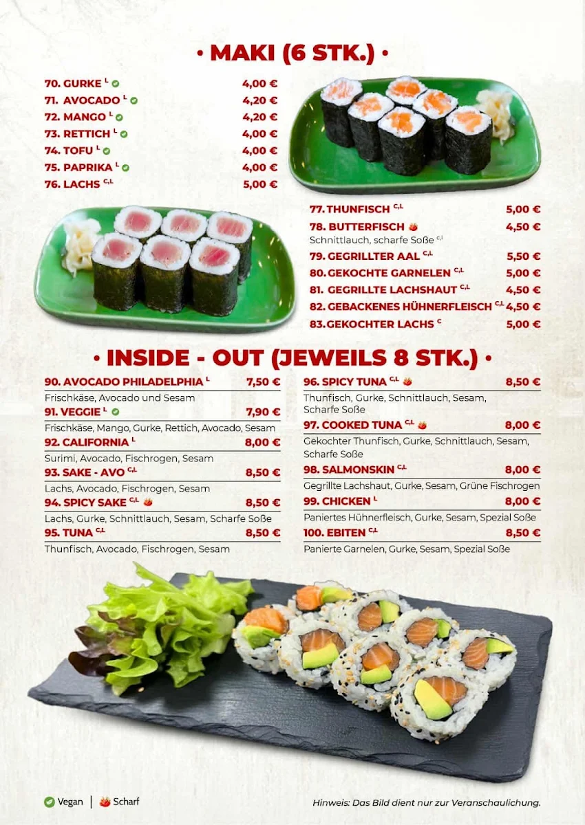 Speisekarte, Bếp việt Restaurant