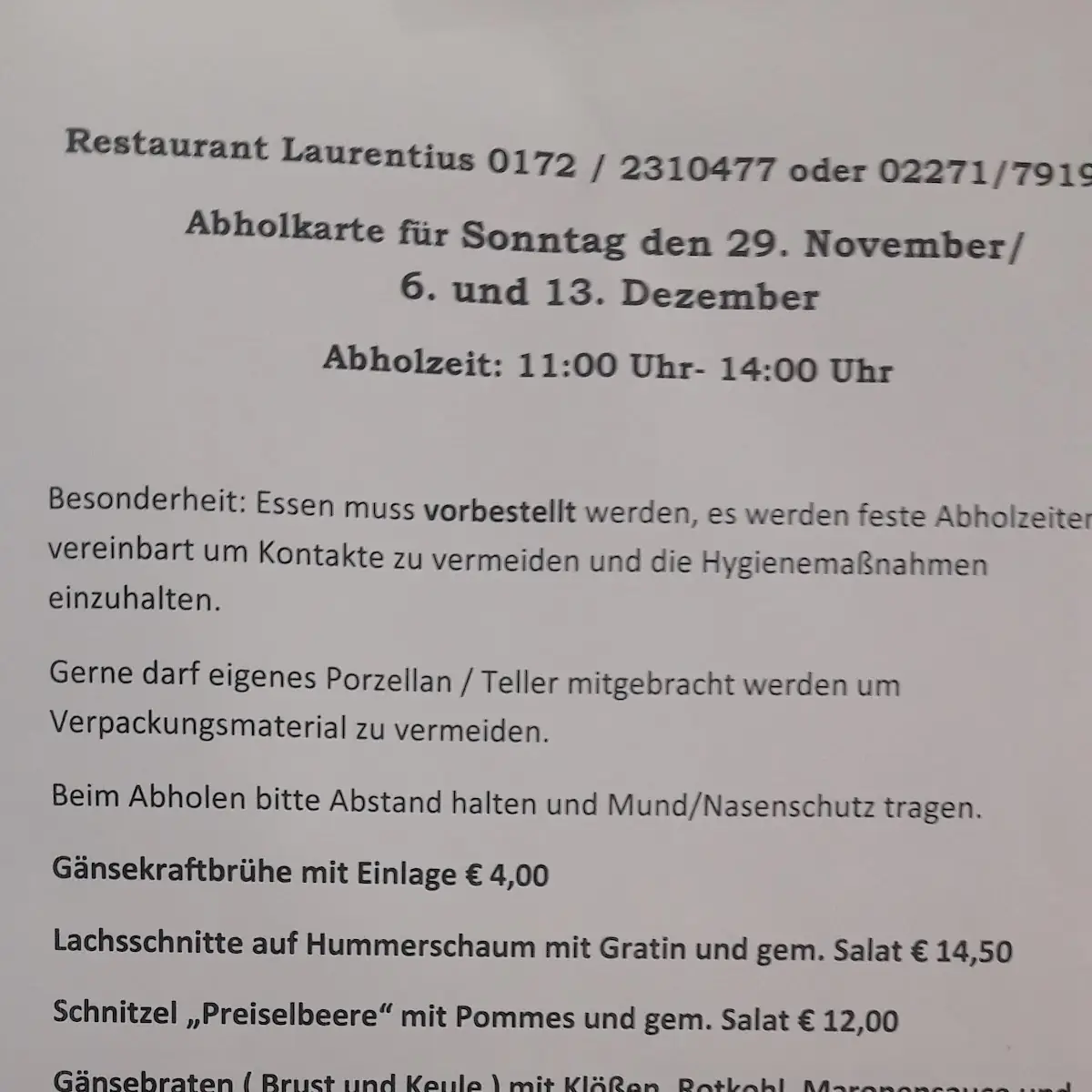 Speisekarte photo 8