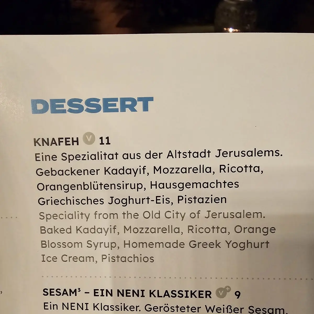 Speisekarte photo 5