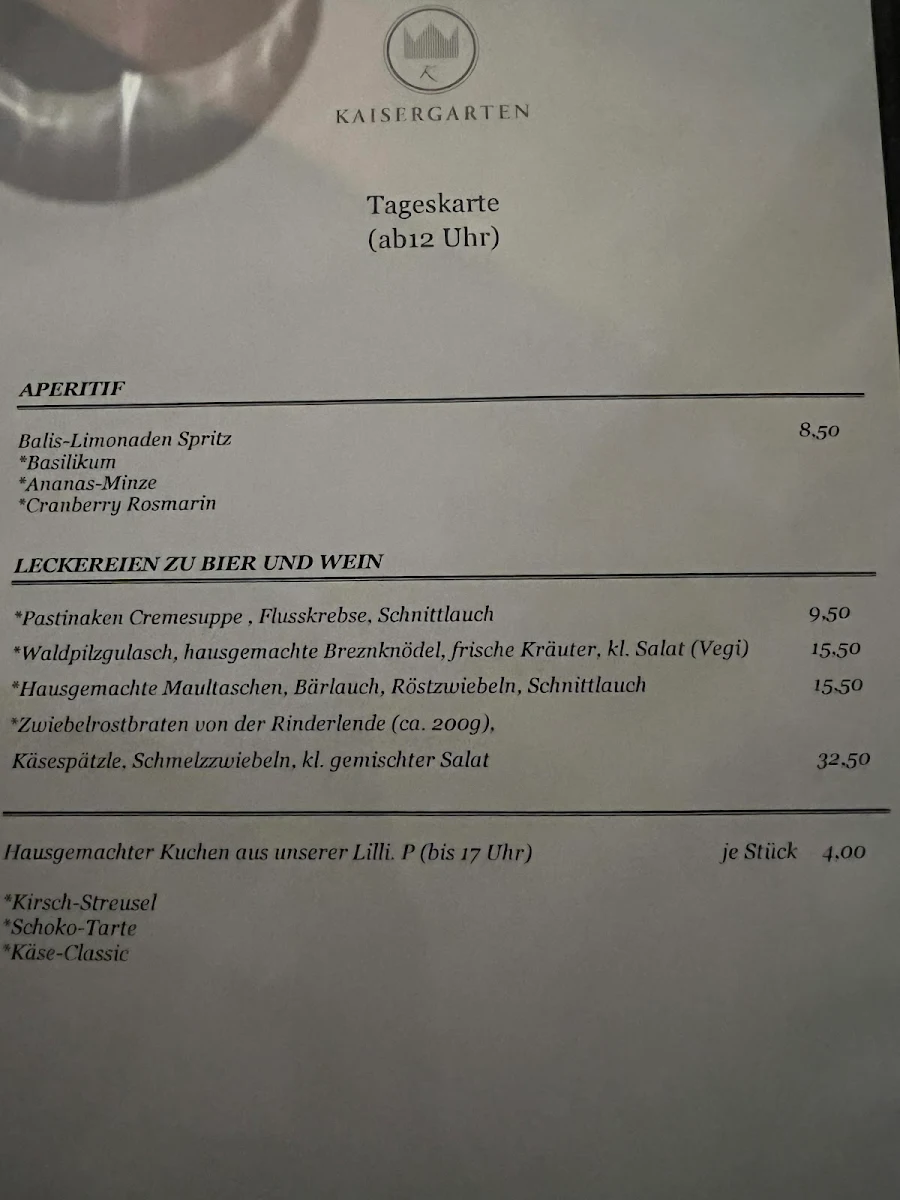 Speisekarte photo 3