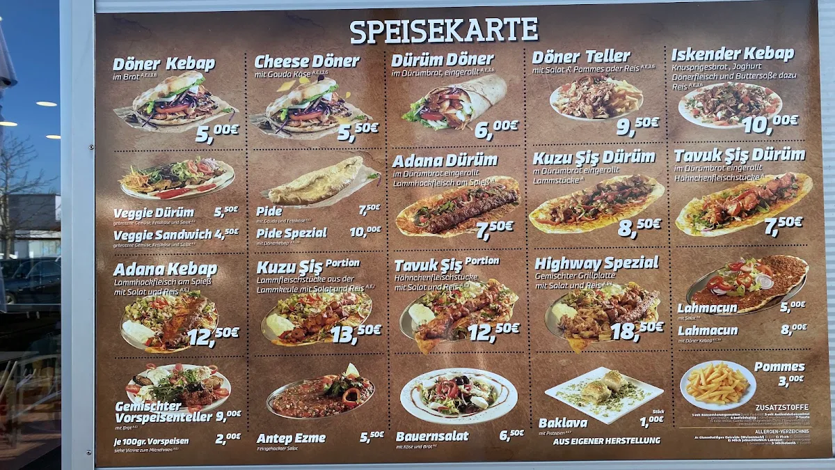 Speisekarte photo 2