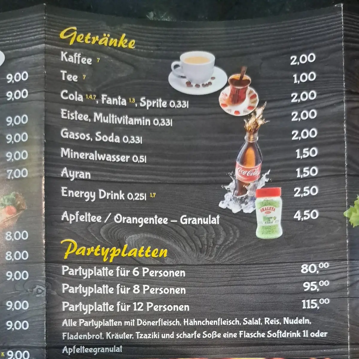 Speisekarte photo 2
