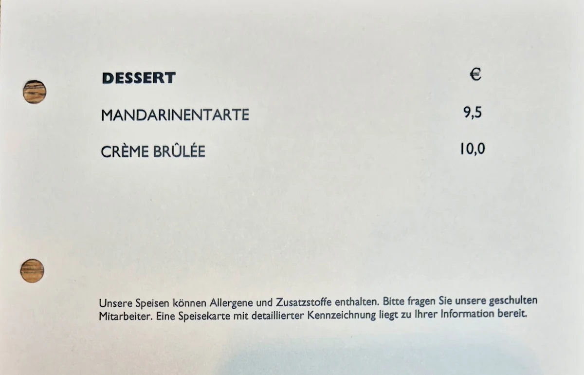 Speisekarte photo 2