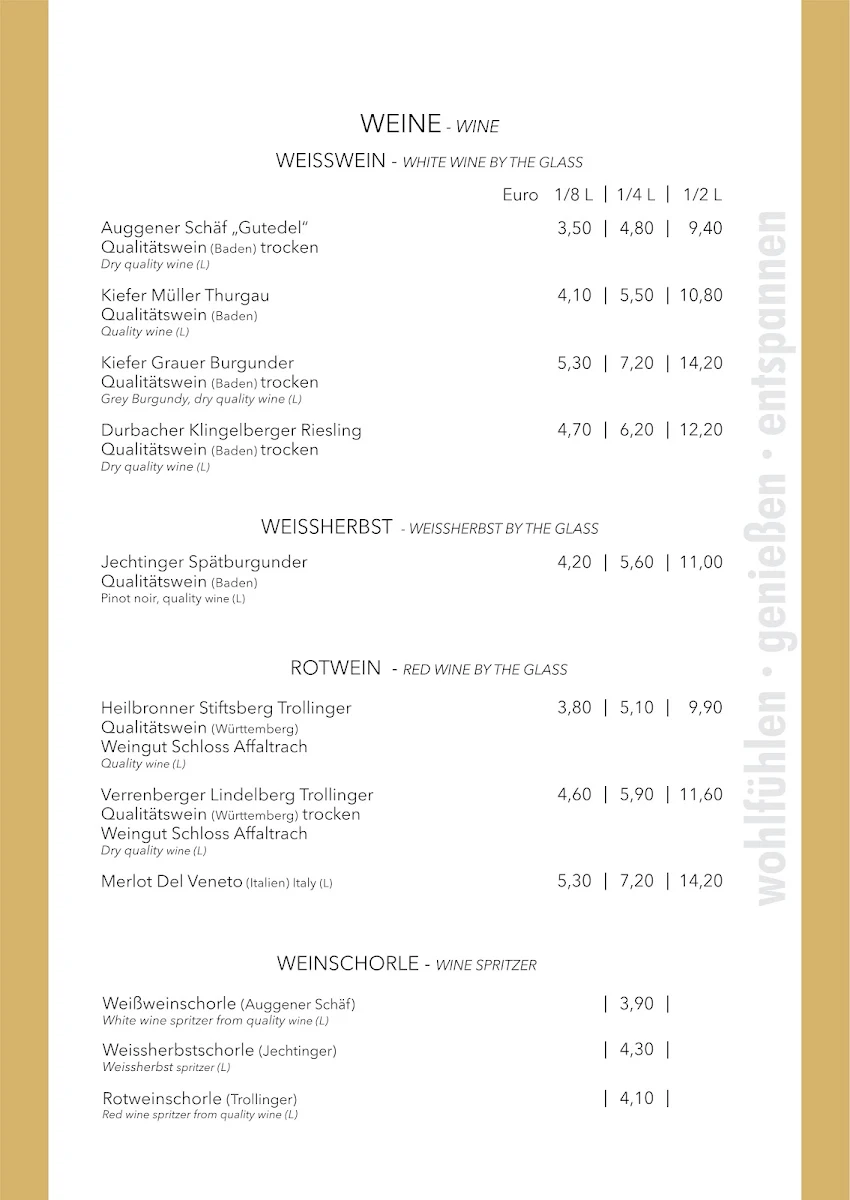 Speisekarte photo 3