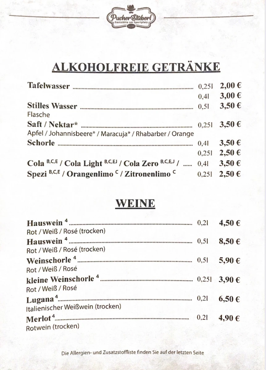 Speisekarte photo 3