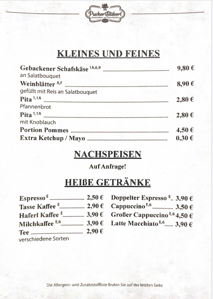 Speisekarte photo 5
