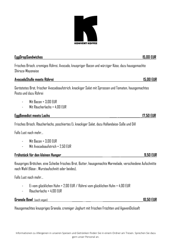 Speisekarte photo 3