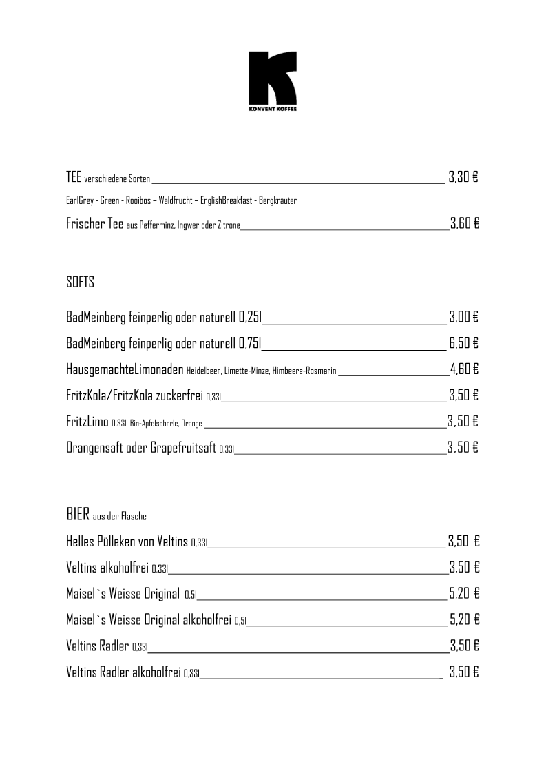 Speisekarte photo 5