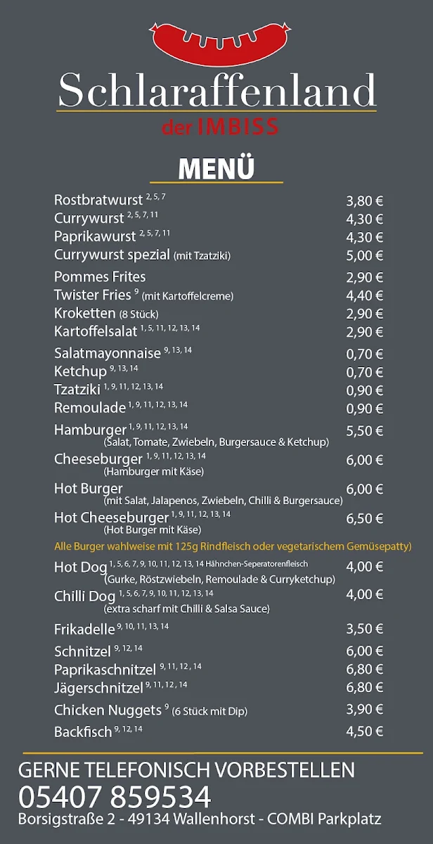 Speisekarte photo 1
