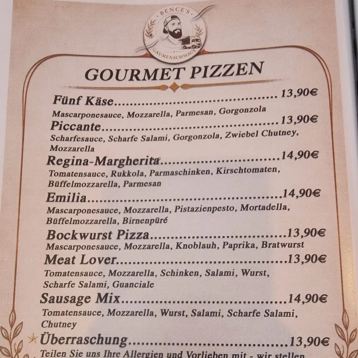 Speisekarte photo 1