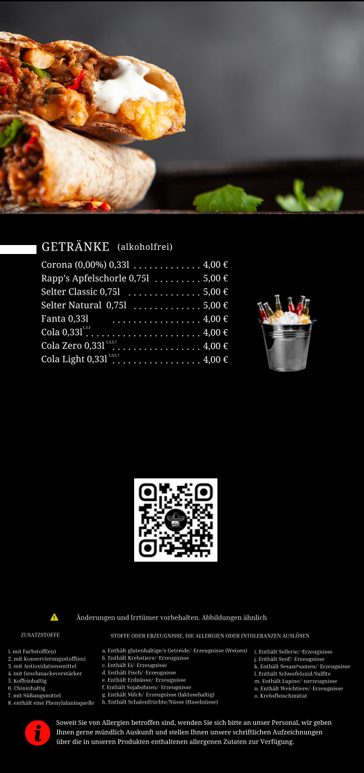 Speisekarte photo 1