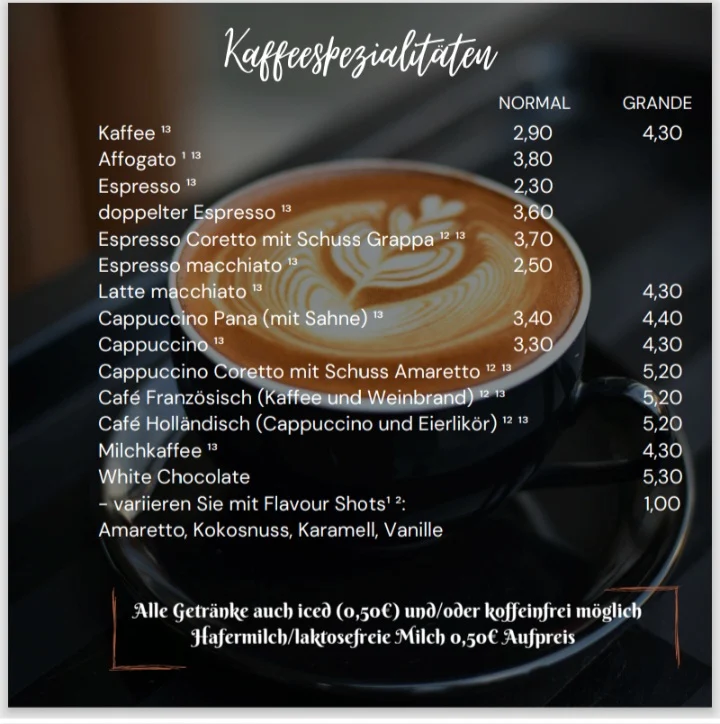 Speisekarte photo 2