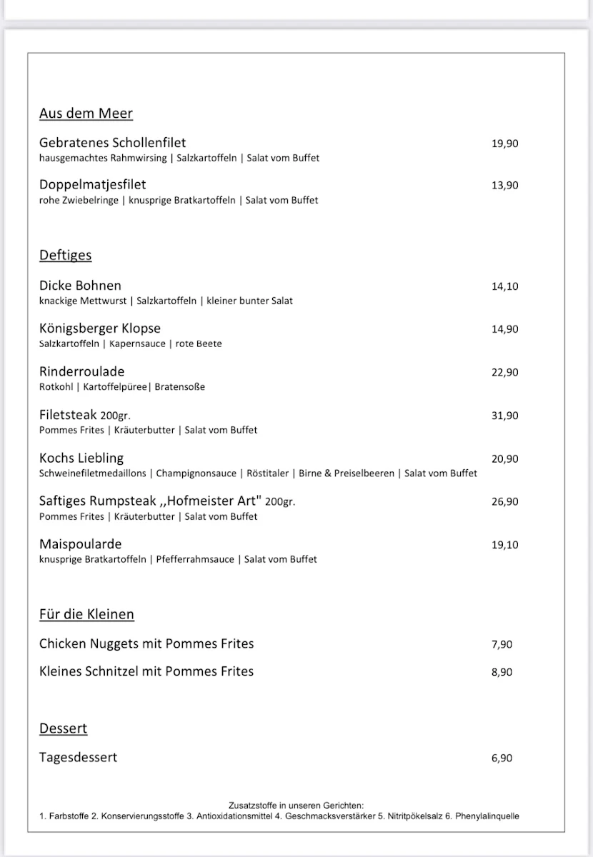 Speisekarte photo 2
