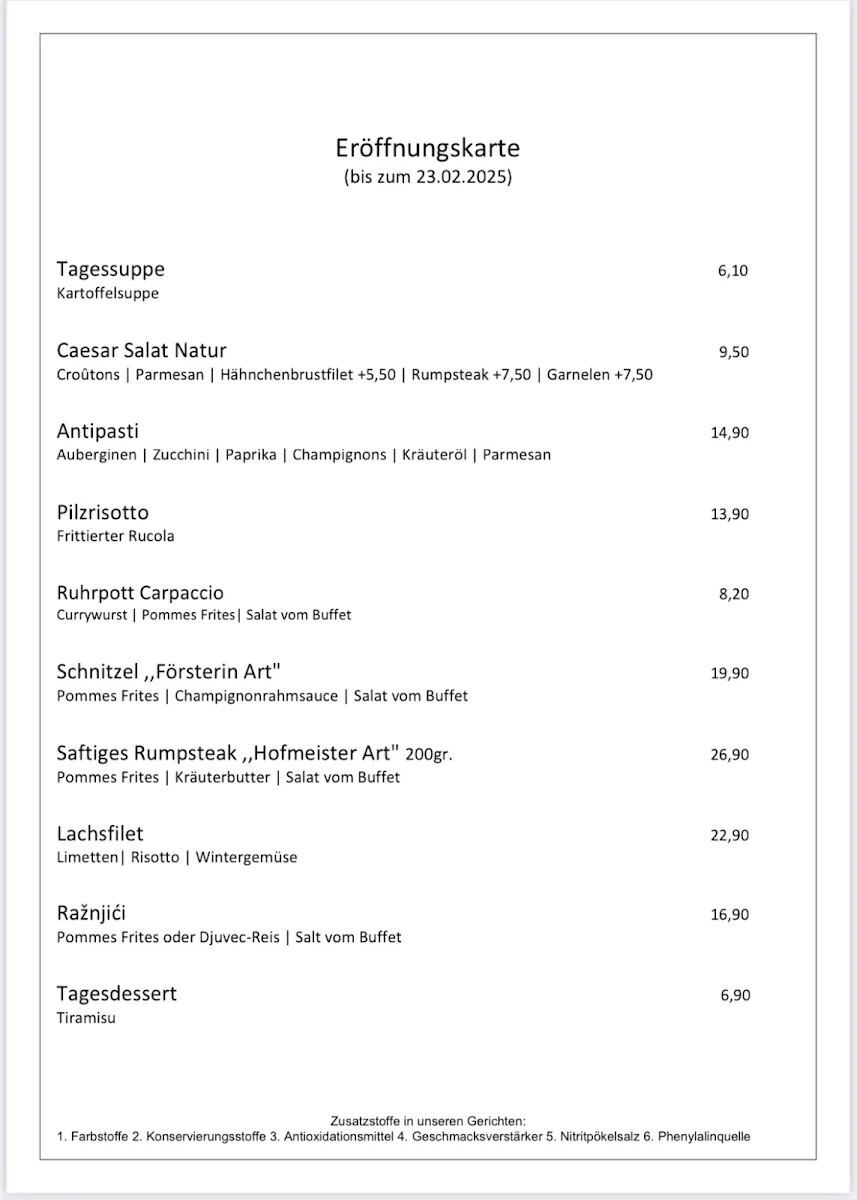 Speisekarte photo 3