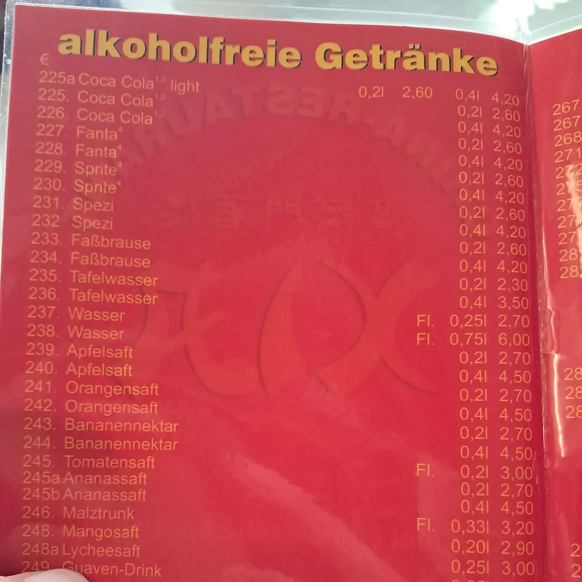 Speisekarte photo 3