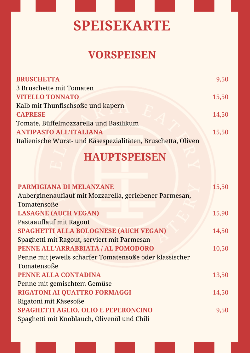 Speisekarte photo 2