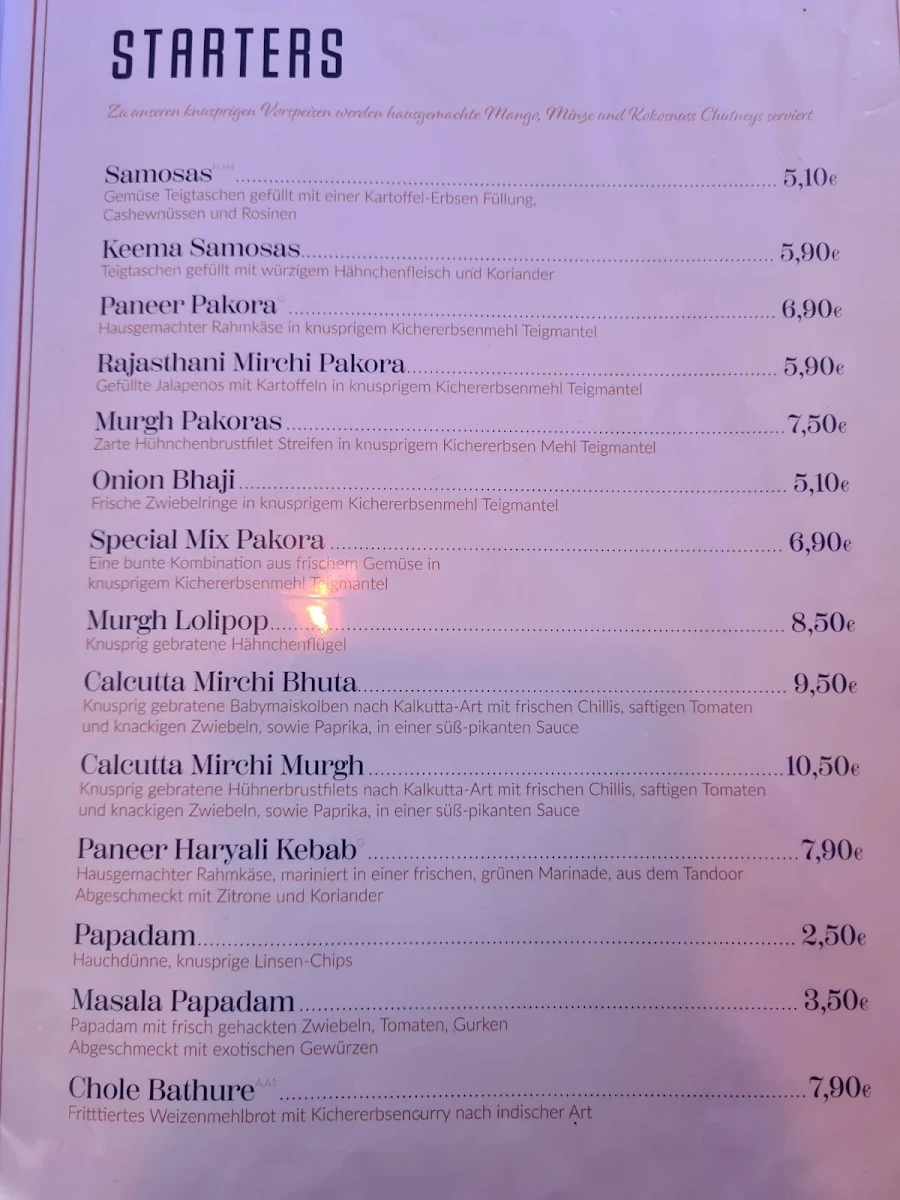 Speisekarte photo 2