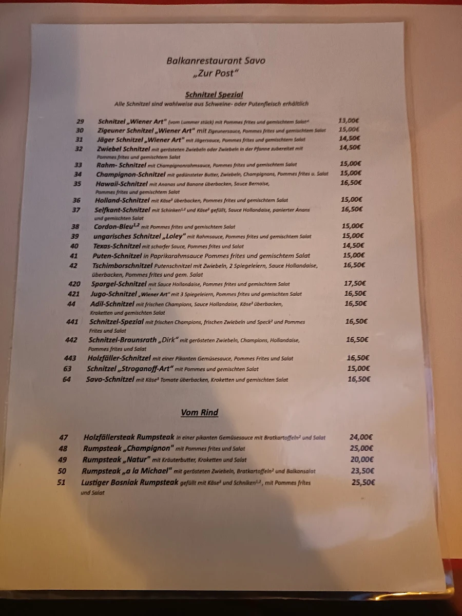 Speisekarte photo 3