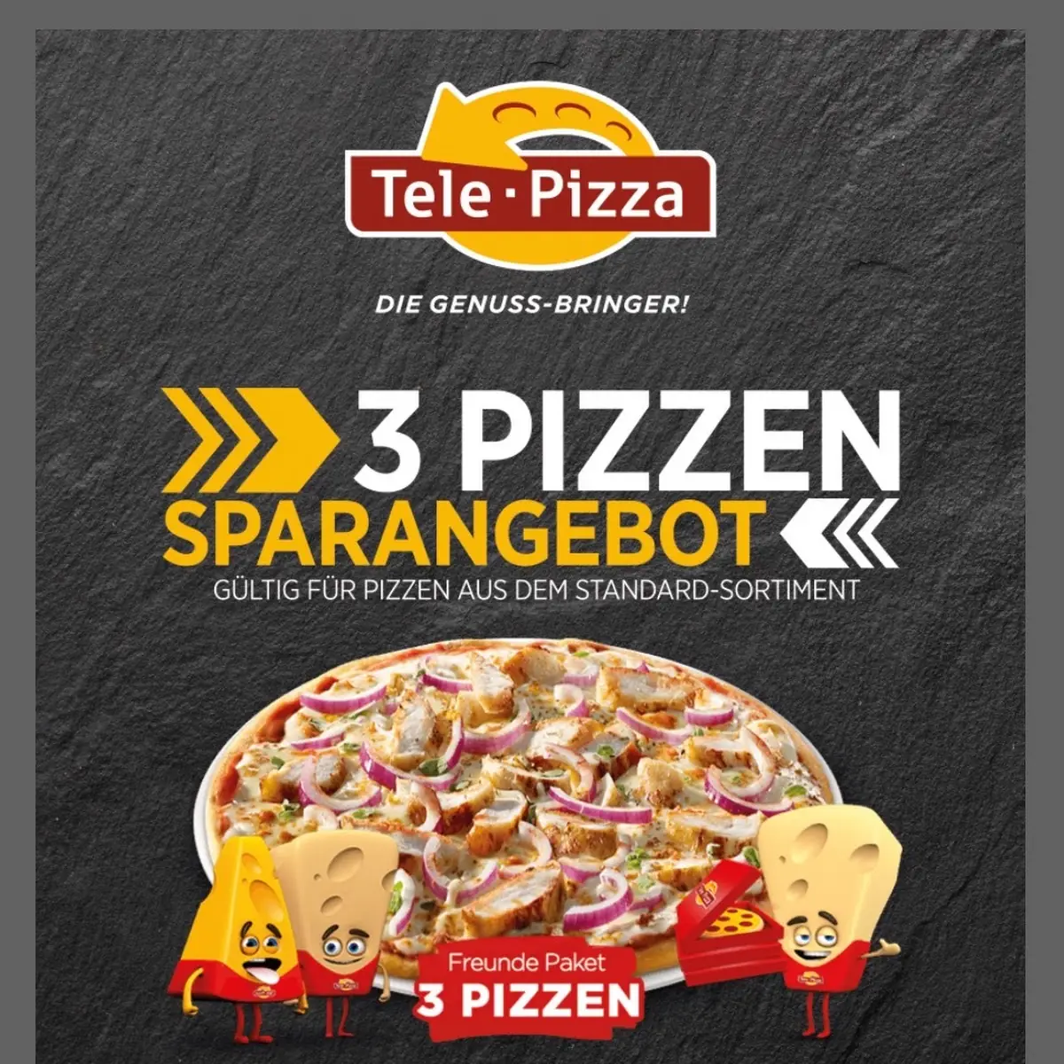 Speisekarte, Tele Pizza Leipzig Stötteritz