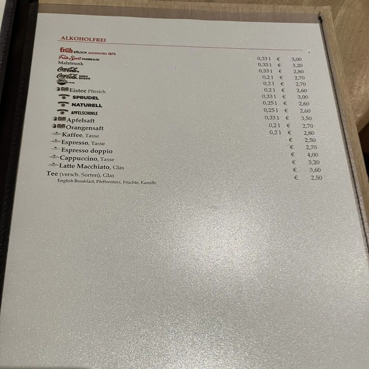 Speisekarte photo 10