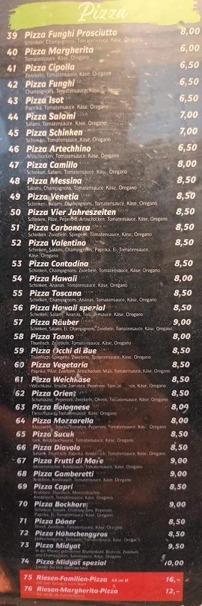 Speisekarte photo 5