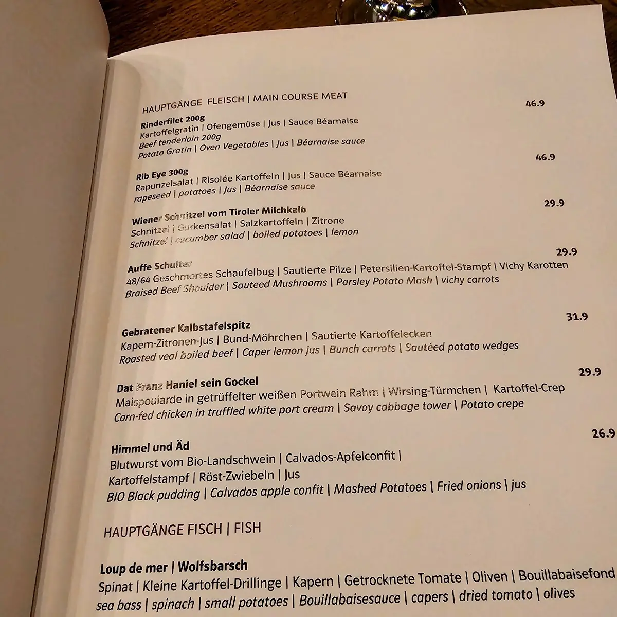 Speisekarte photo 2