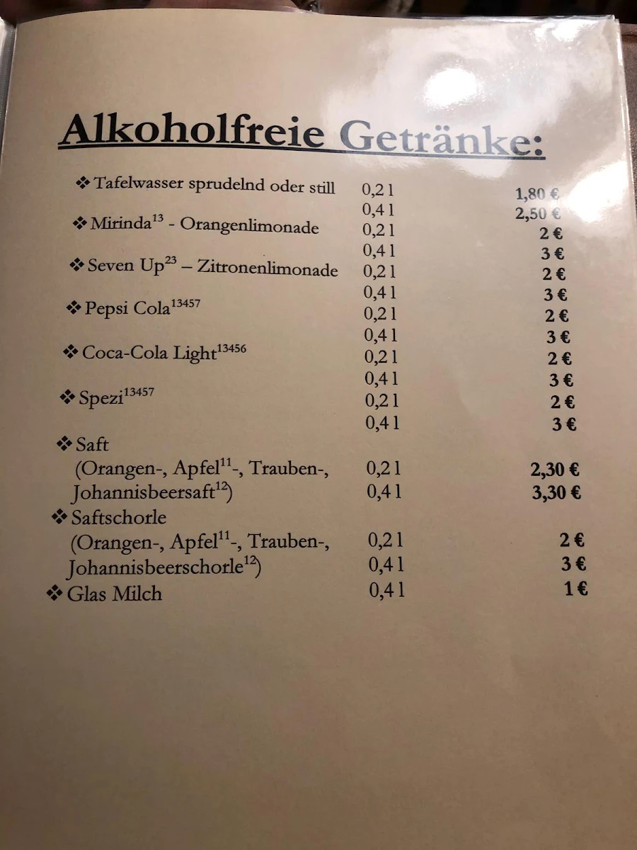 Speisekarte photo 5