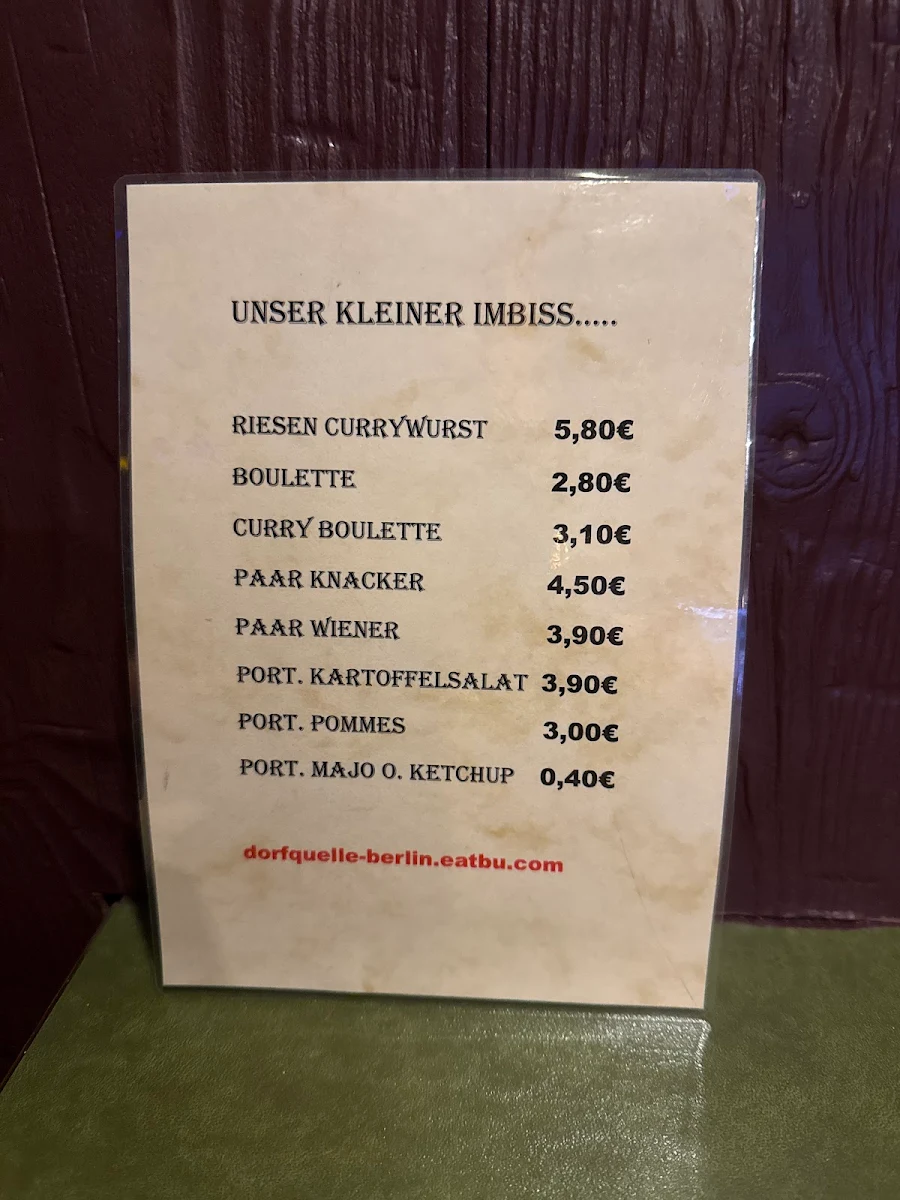 Speisekarte photo 1