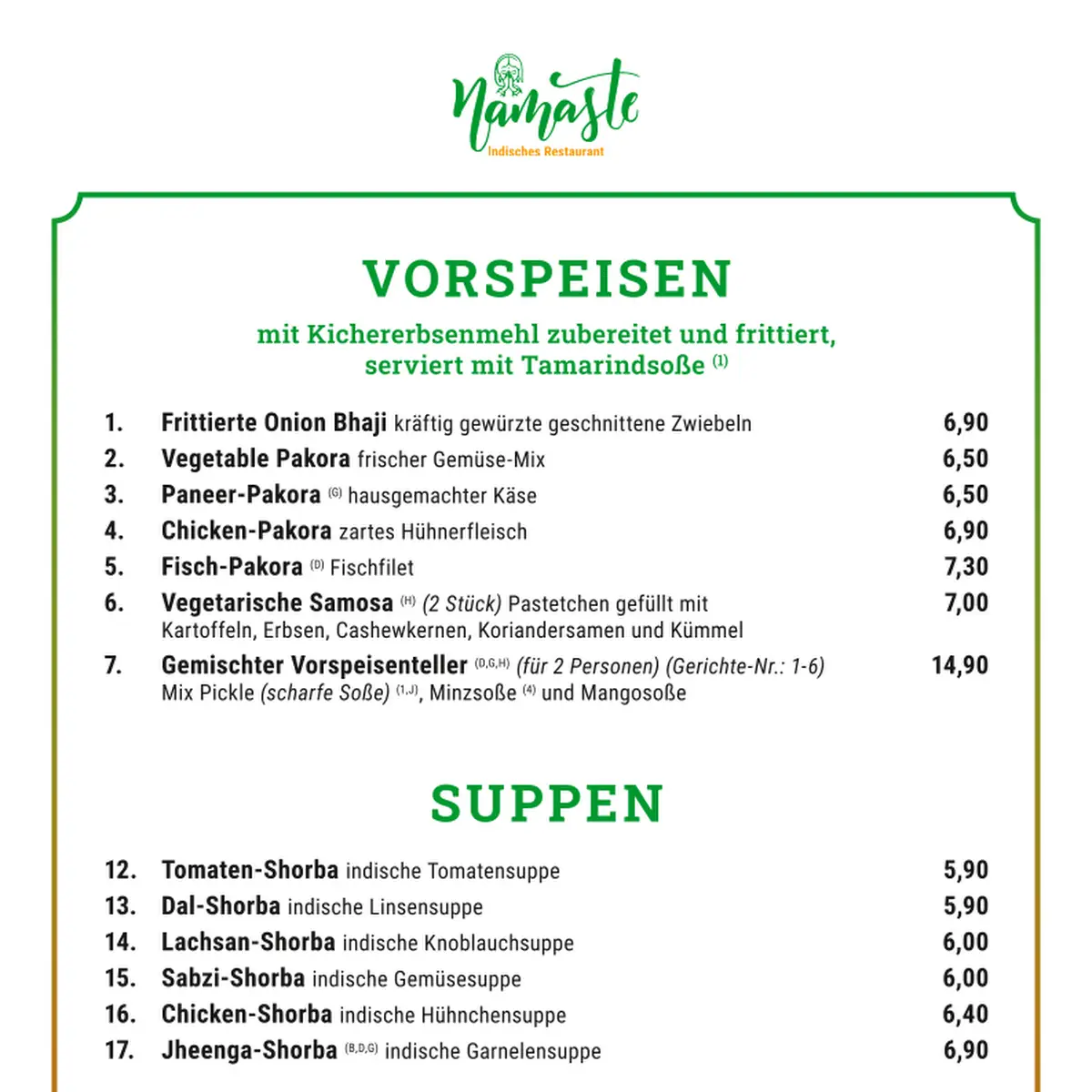 Speisekarte photo 9