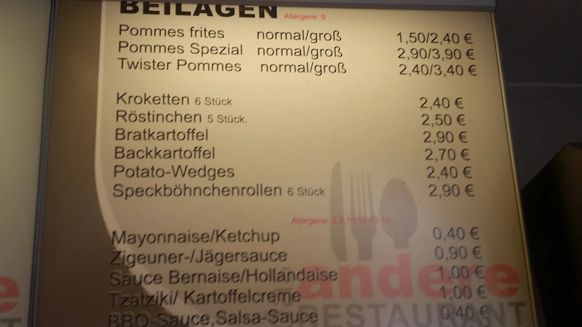 Speisekarte photo 8