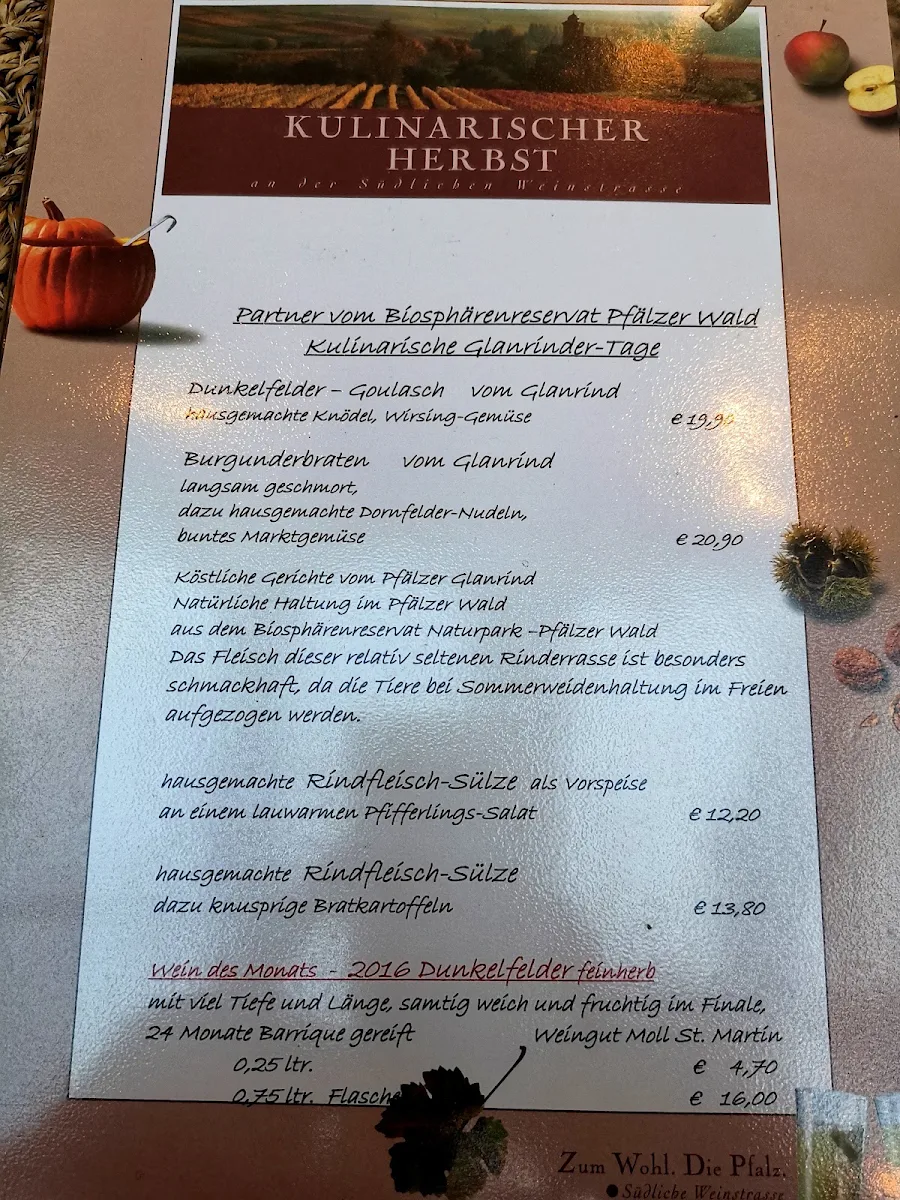 Speisekarte photo 3