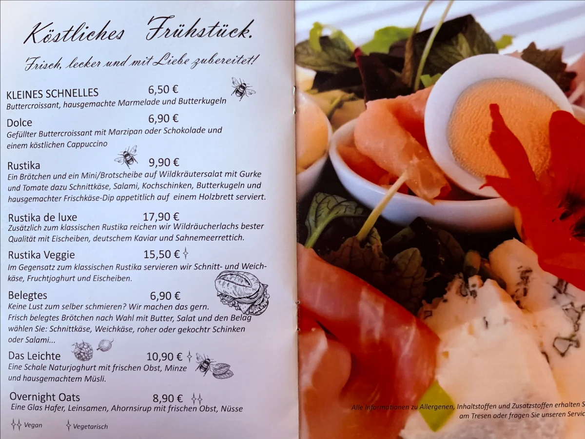 Speisekarte, Krämerbrückencafè