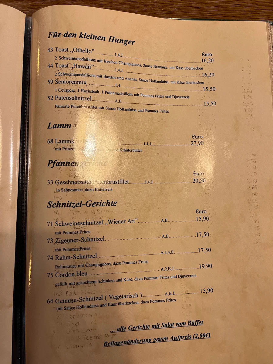 Speisekarte photo 5