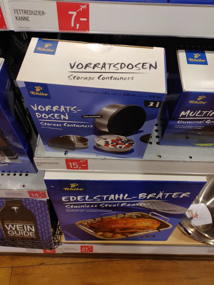 Speisekarte, Tchibo Filiale