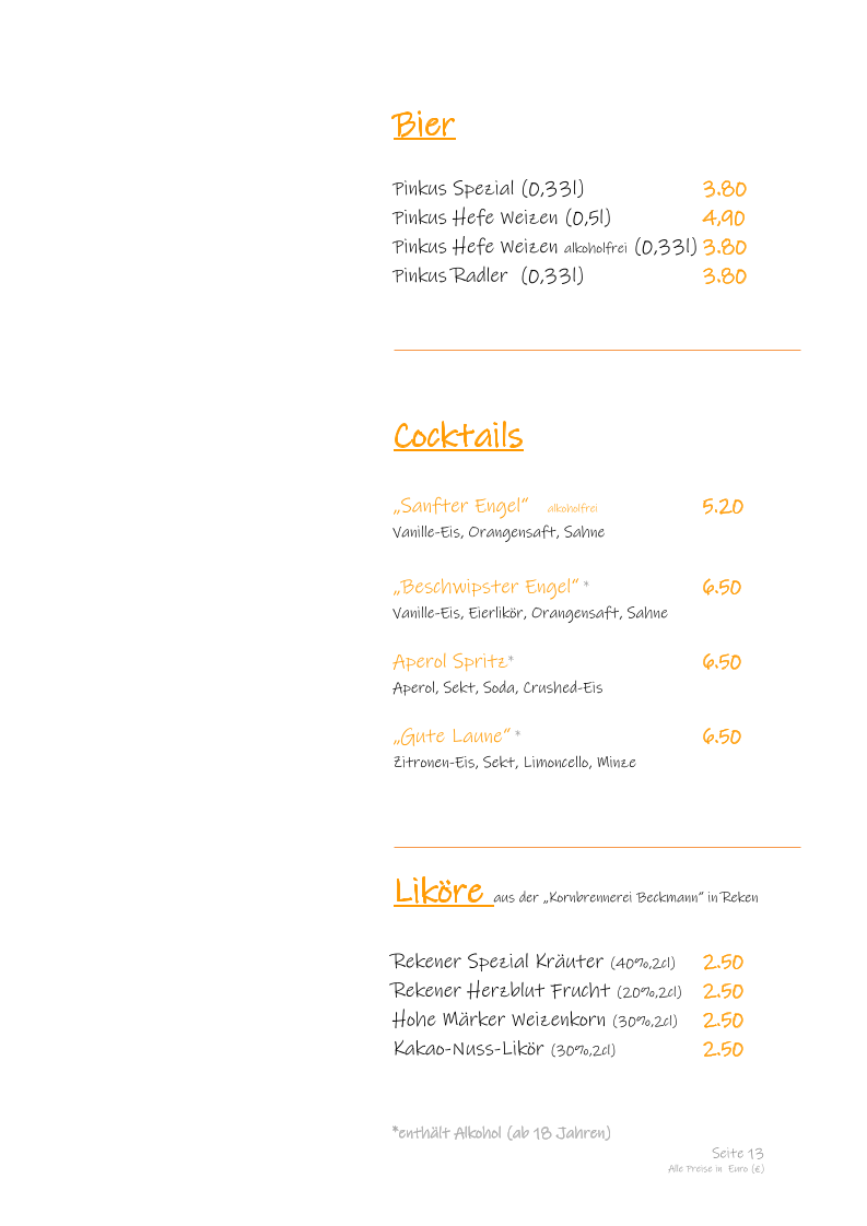Speisekarte photo 6