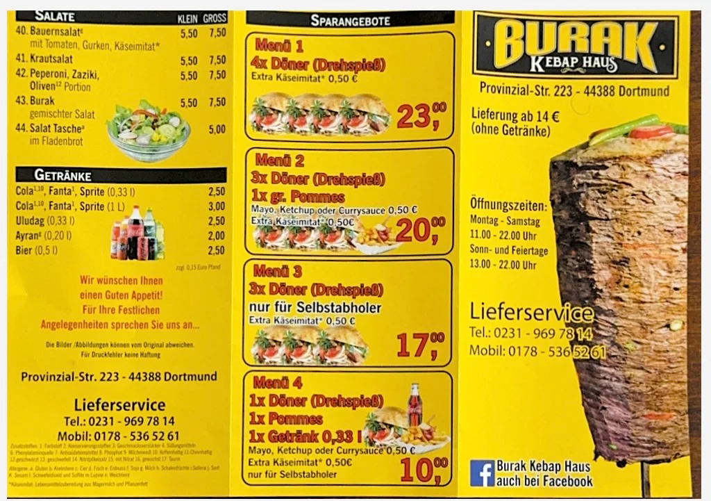 Speisekarte photo 1