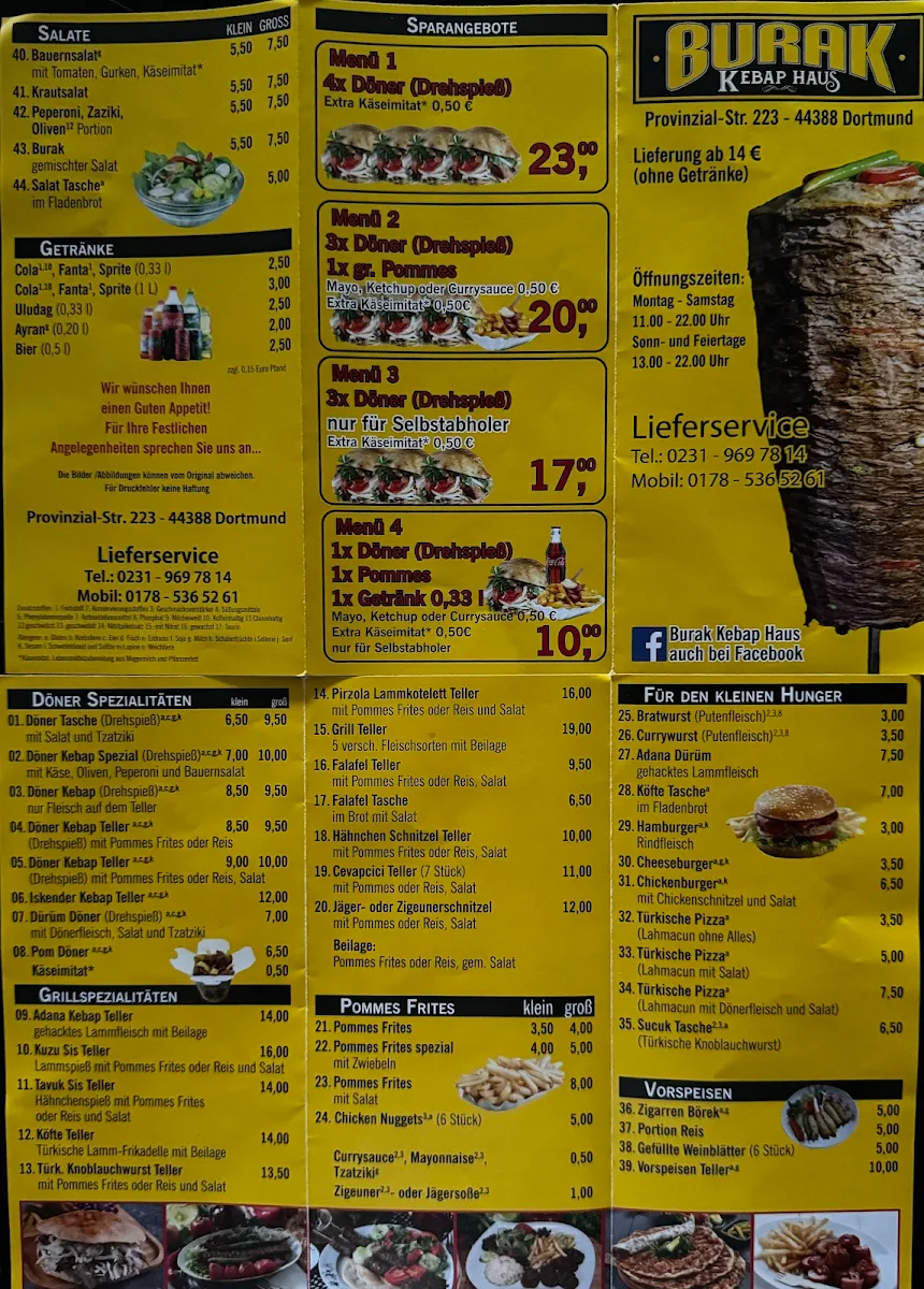 Speisekarte photo 3