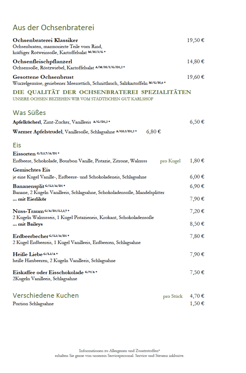 Speisekarte photo 6