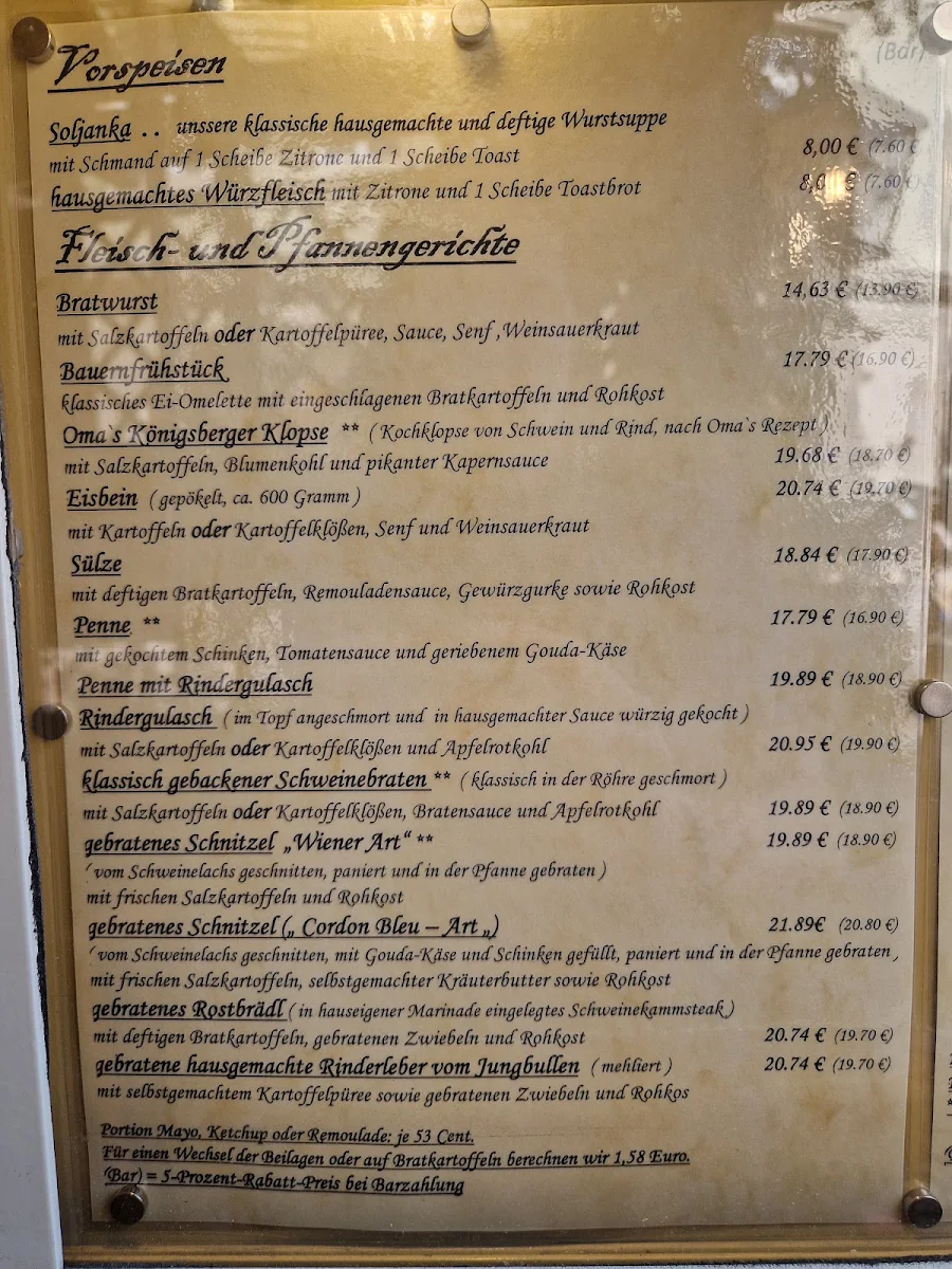 Speisekarte photo 1