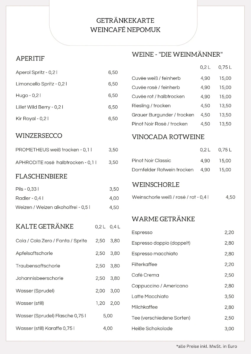 Speisekarte photo 1