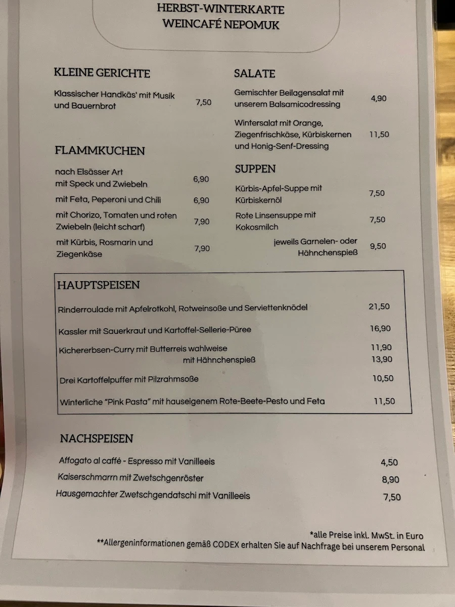 Speisekarte photo 4