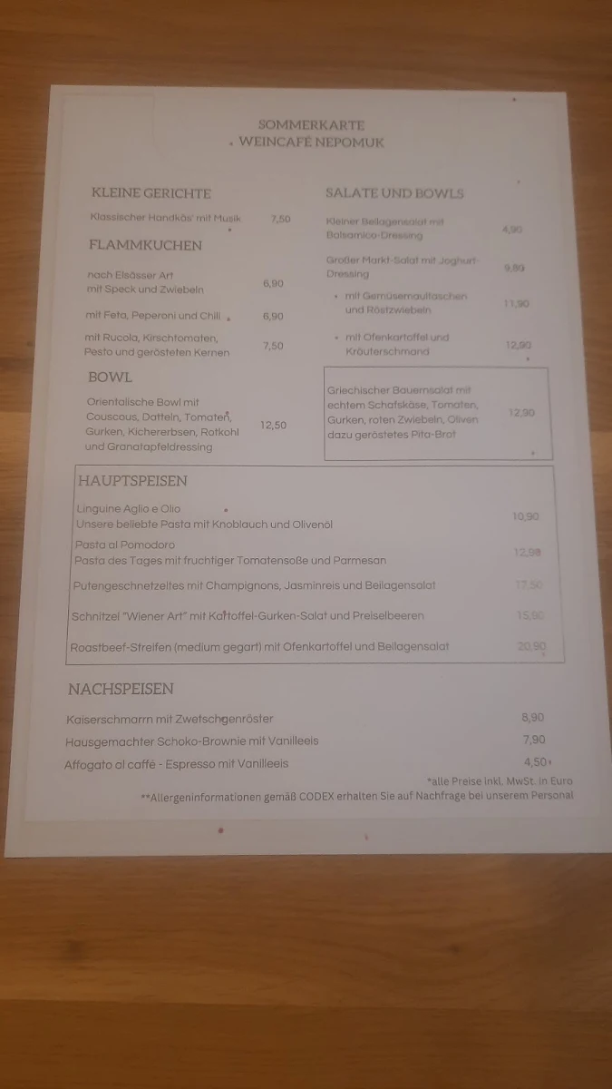 Speisekarte photo 5