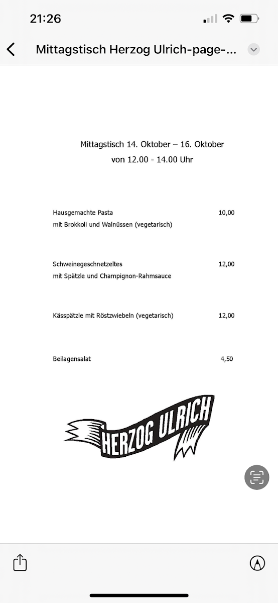 Speisekarte photo 3