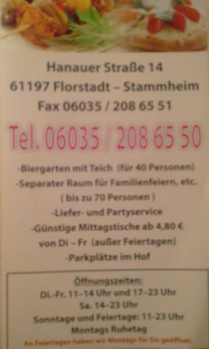 Speisekarte photo 3