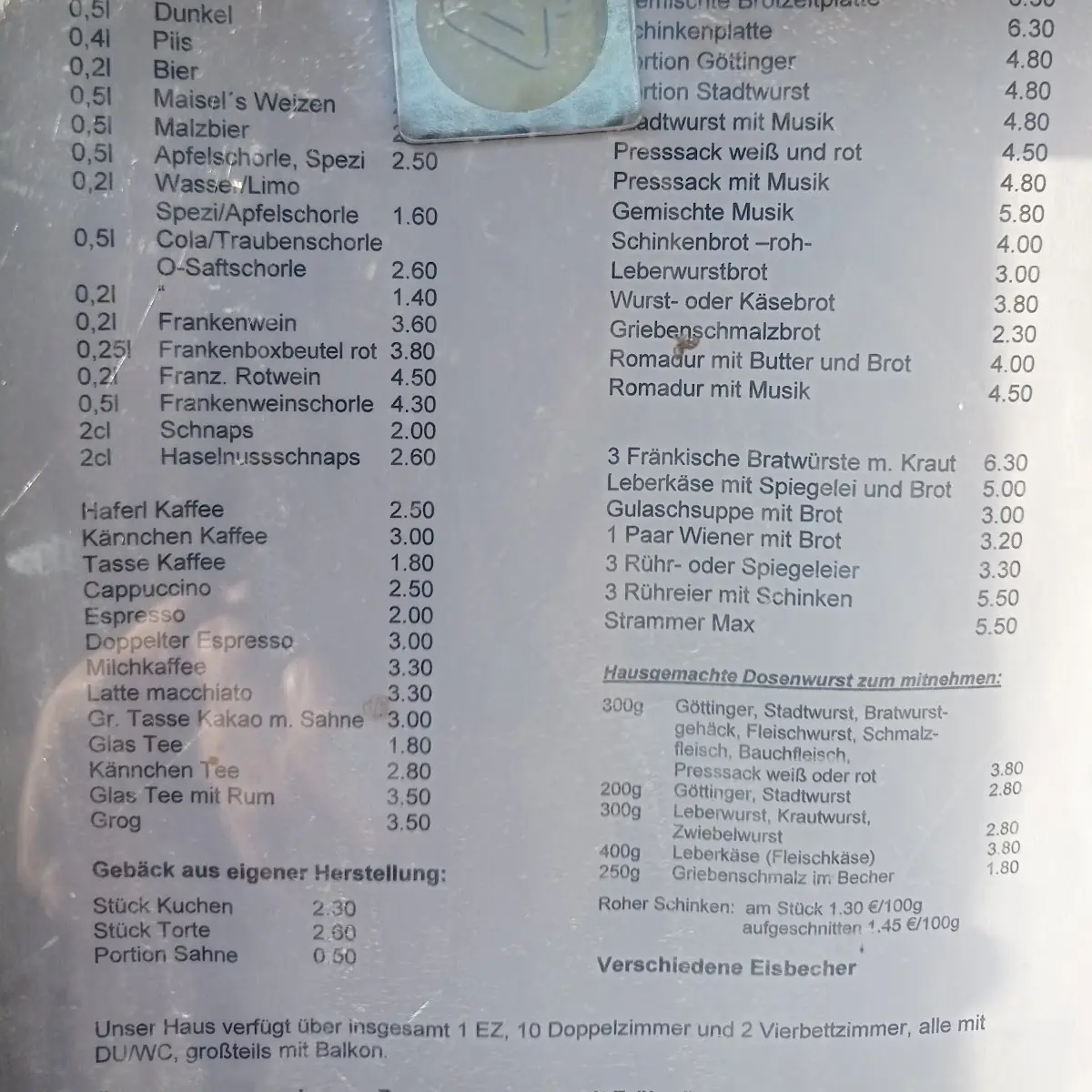 Speisekarte photo 3