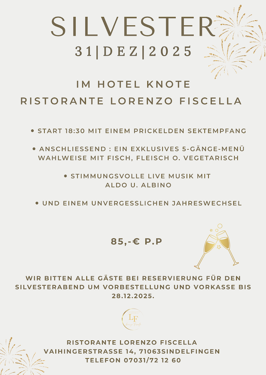 Speisekarte, Ristorante & Pizzeria Lorenzo Fiscella