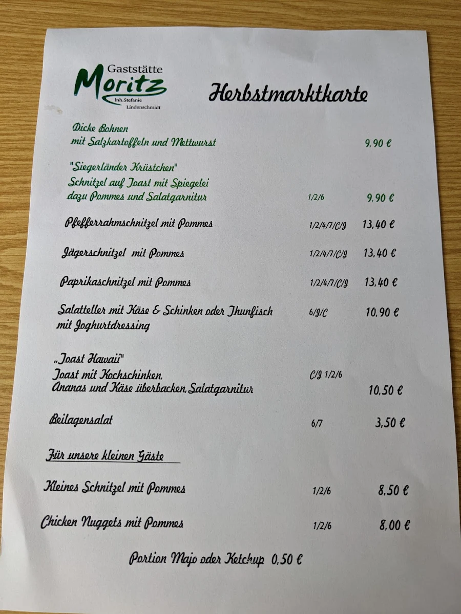 Speisekarte photo 1