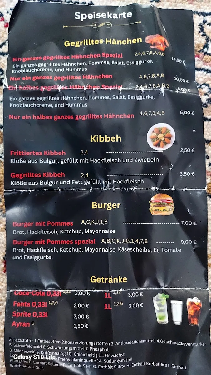 Speisekarte photo 3