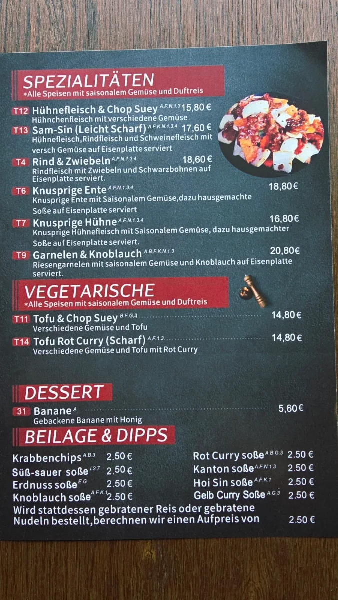Speisekarte photo 2
