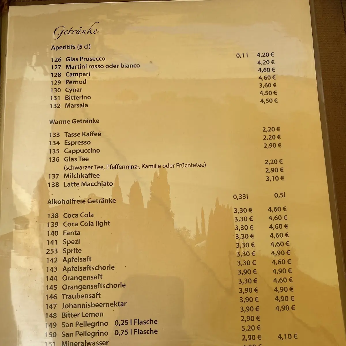 Speisekarte photo 2